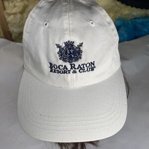 Ahead The Boca Raton Luxury Resort & Club Florida Performance Golf Hat White